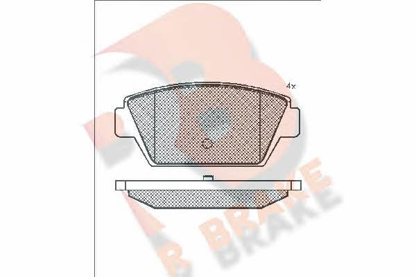 R Brake RB0540 Klocki hamulcowe, zestaw RB0540: Atrakcyjna cena w Polsce na 2407.PL - Zamów teraz!