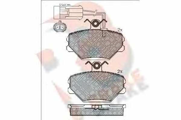 R Brake RB1127 Klocki hamulcowe, zestaw RB1127: Dobra cena w Polsce na 2407.PL - Kup Teraz!