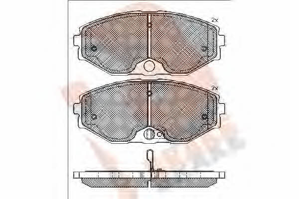 R Brake RB1568 Klocki hamulcowe, zestaw RB1568: Dobra cena w Polsce na 2407.PL - Kup Teraz!