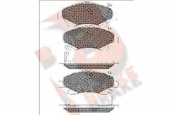 R Brake RB1573 Klocki hamulcowe, zestaw RB1573: Dobra cena w Polsce na 2407.PL - Kup Teraz!