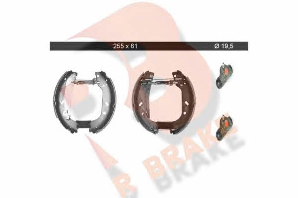 R Brake 79RBKT0018 Колодки тормозные барабанные, комплект 79RBKT0018: Отличная цена - Купить в Польше на 2407.PL!