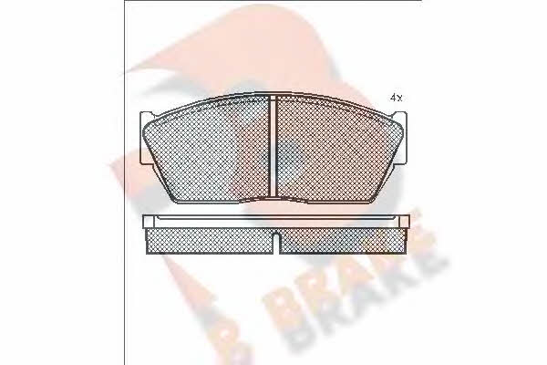 R Brake RB0388 Klocki hamulcowe, zestaw RB0388: Dobra cena w Polsce na 2407.PL - Kup Teraz!