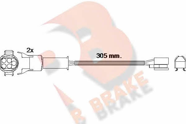 R Brake 610449RB Датчик зносу гальмівних колодок 610449RB: Приваблива ціна - Купити у Польщі на 2407.PL!