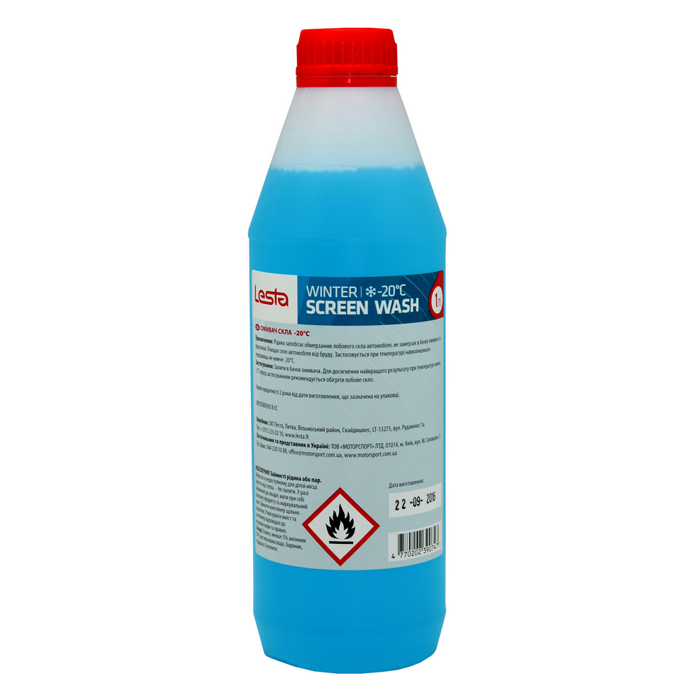 Lesta 390747 Winter windshield washer fluid, -20°C, 1l 390747: Buy near me in Poland at 2407.PL - Good price!
