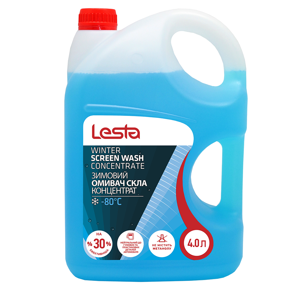 Lesta 392420 Winter windshield washer fluid, concentrate, -80°C, 4l 392420: Buy near me in Poland at 2407.PL - Good price!