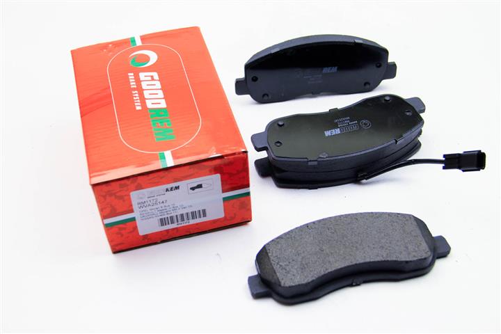 Goodrem RM1172 Disc brake pad set RM1172: Buy near me at 2407.PL in Poland at an Affordable price!