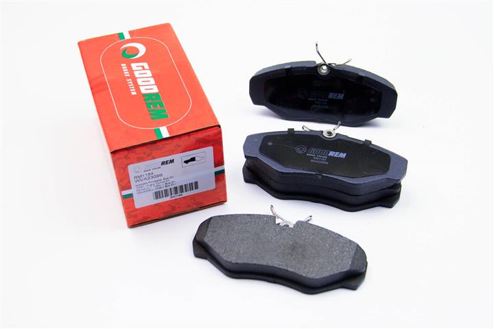 Goodrem RM1184 Тормозные колодки дисковые передние, комплект RM1184: Отличная цена - Купить в Польше на 2407.PL!