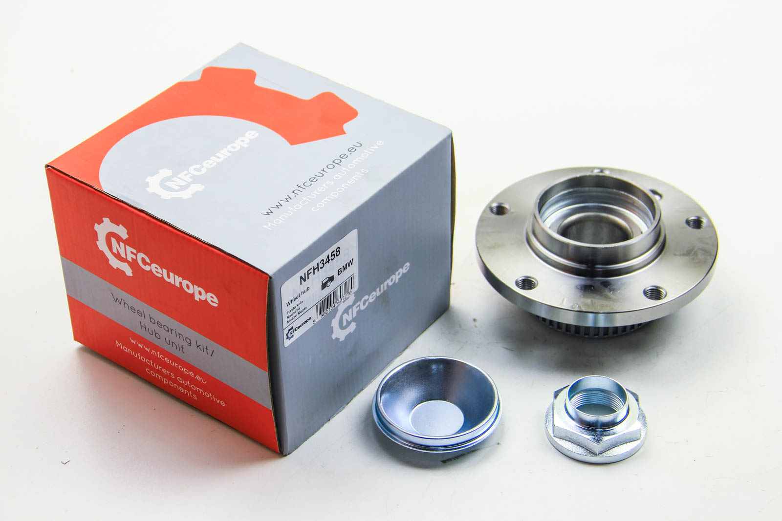 NFC Europe NFH3458 Wheel hub with front bearing NFH3458: Buy near me in Poland at 2407.PL - Good price!