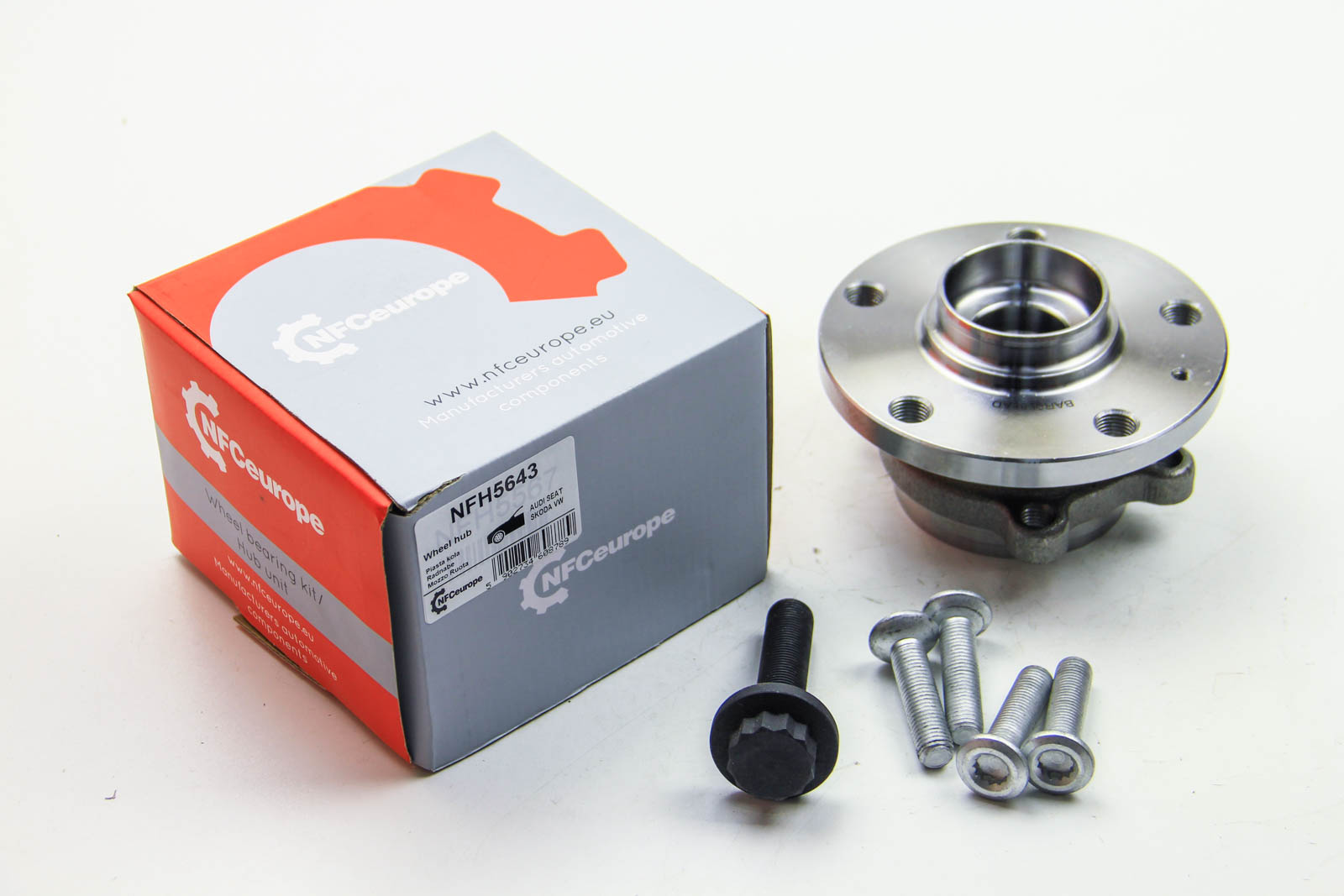 NFC Europe NFH5643 Wheel hub with front bearing NFH5643: Buy near me at 2407.PL in Poland at an Affordable price!