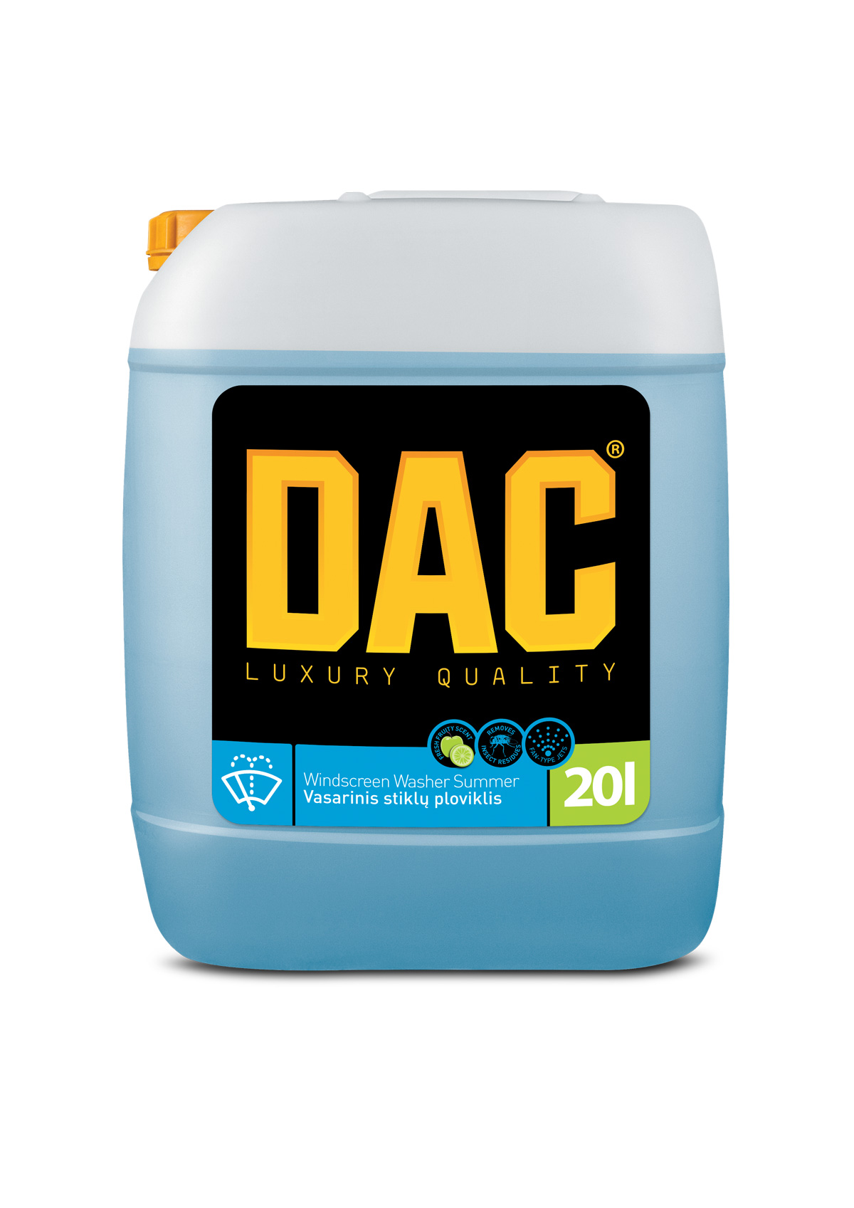 DAC Luxury Quality ADACVASL20 Summer windshield washer fluid, 20l ADACVASL20: Buy near me at 2407.PL in Poland at an Affordable price!