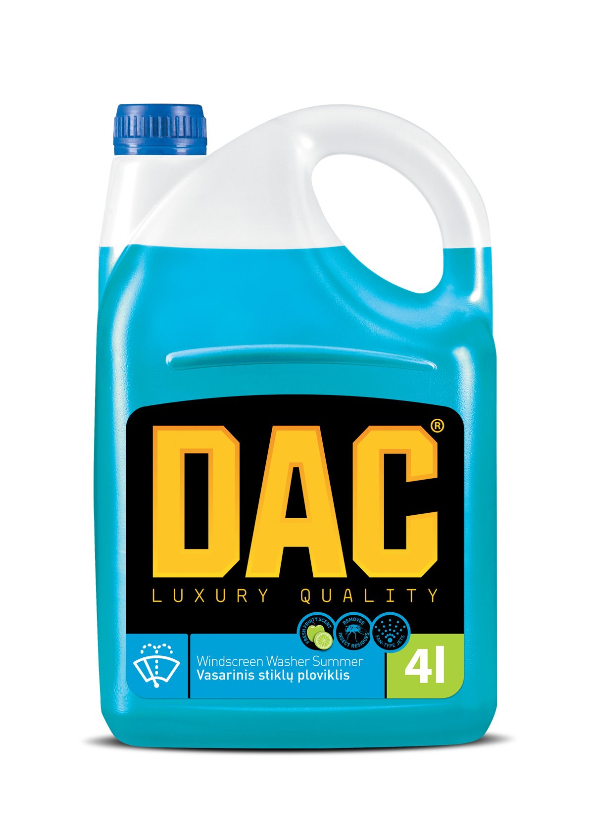 DAC Luxury Quality ADACVASL4 Summer windshield washer fluid, 4l ADACVASL4: Buy near me in Poland at 2407.PL - Good price!