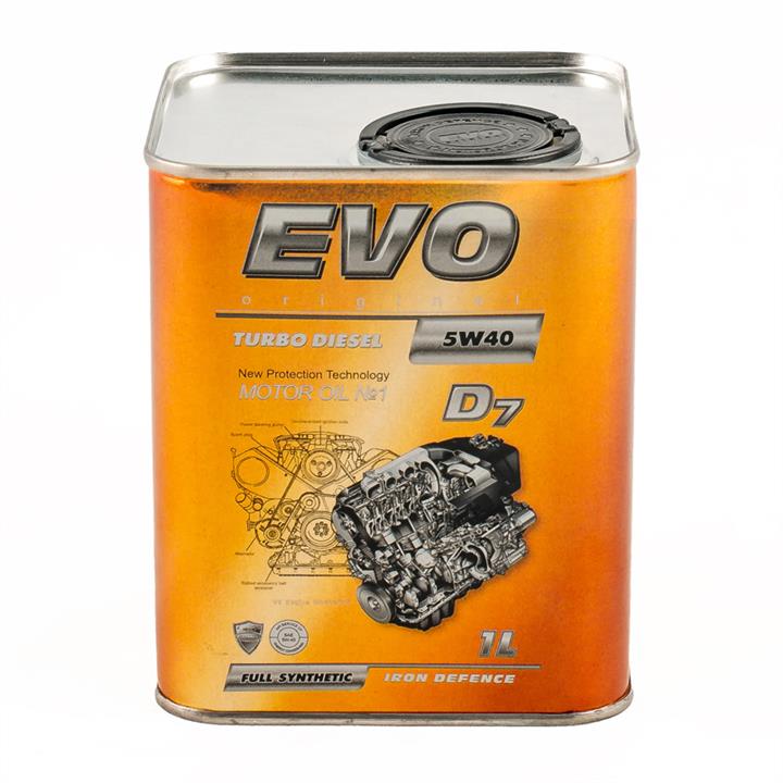 EVO 4291586220159 Engine oil EVO D7 Turbo Diesel 5W-40, 1L 4291586220159: Buy near me at 2407.PL in Poland at an Affordable price!