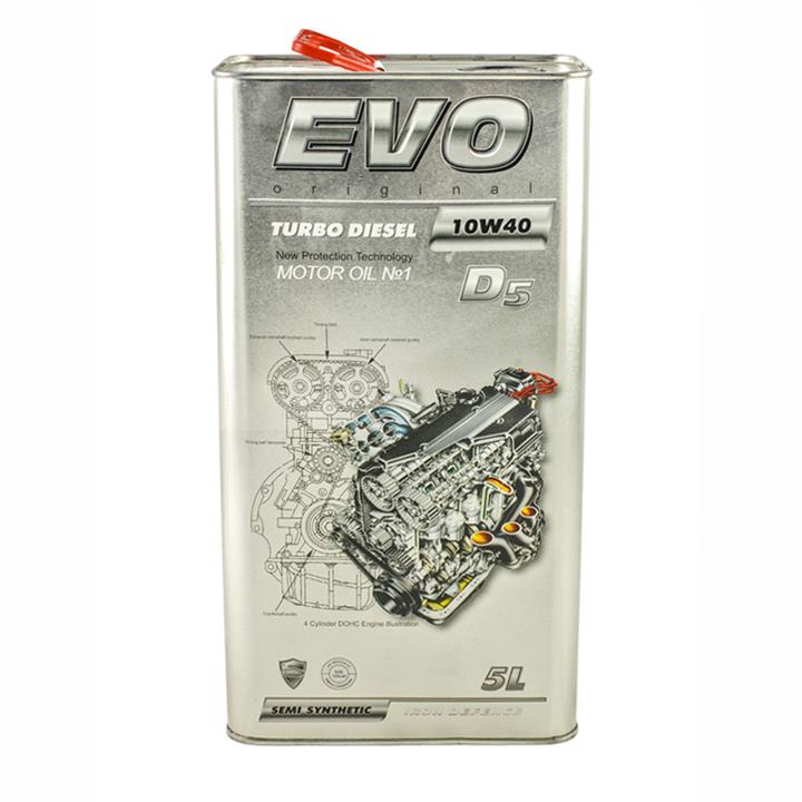 EVO 4291586220326 Olej silnikowy EVO D5 Turbo Diesel 10W-40, 5L 4291586220326: Dobra cena w Polsce na 2407.PL - Kup Teraz!