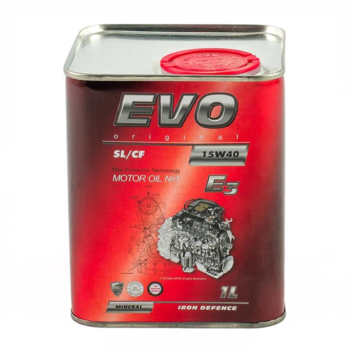 EVO 4291586220418 Engine oil EVO E3 15W-40, 1L 4291586220418: Buy near me in Poland at 2407.PL - Good price!