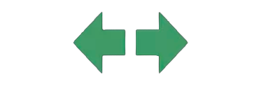 dashboard symbols: turn signals are on